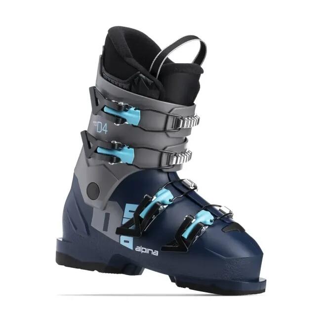 Buty narciarskie ALPINA Duo 4 MAX, Niebieski/Szary, Dziecięce