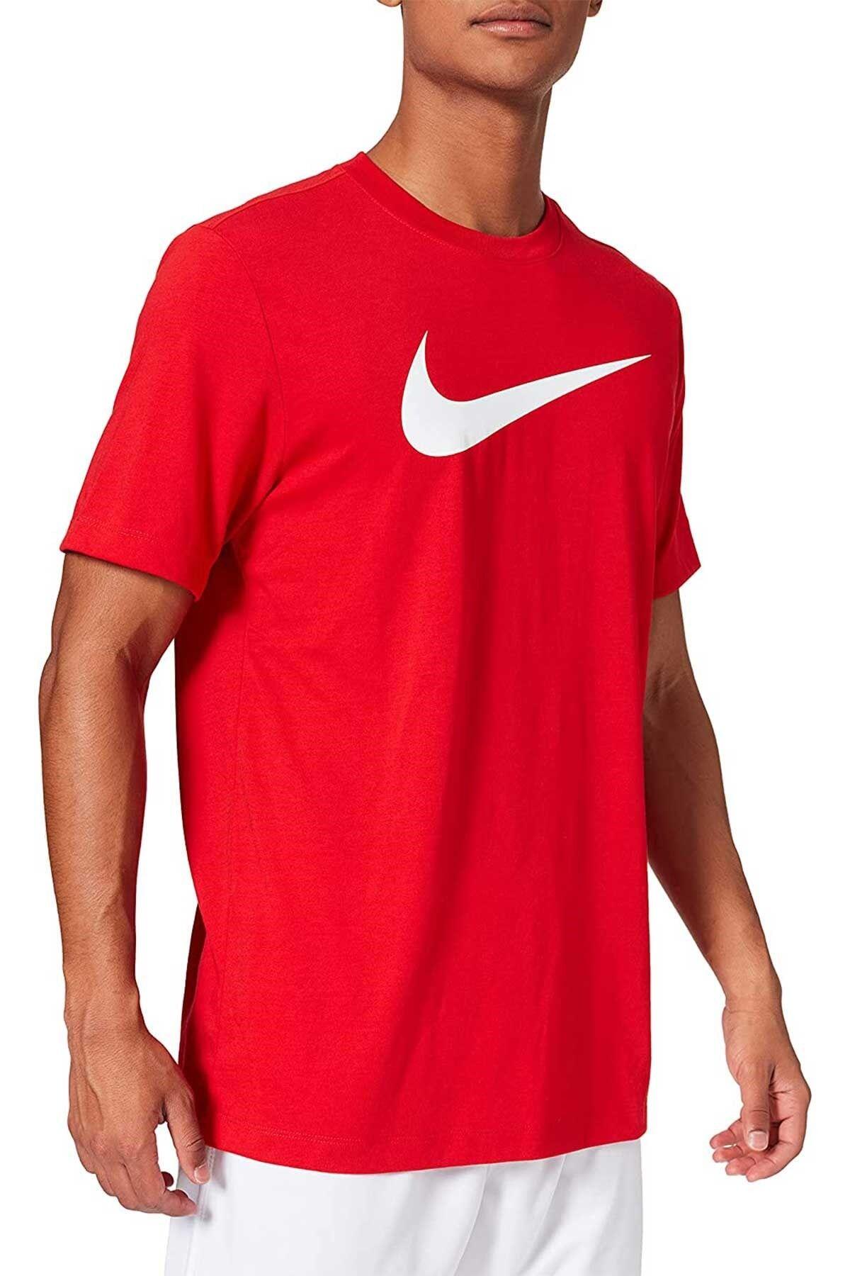 Koszulka z krótkim rękawem Męska Nike 657 Czerwony