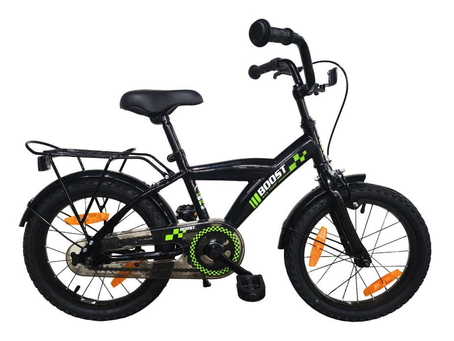 Rower dziecięcy Bikefun Boost 16 cali z hamulcem piastowym - czarny