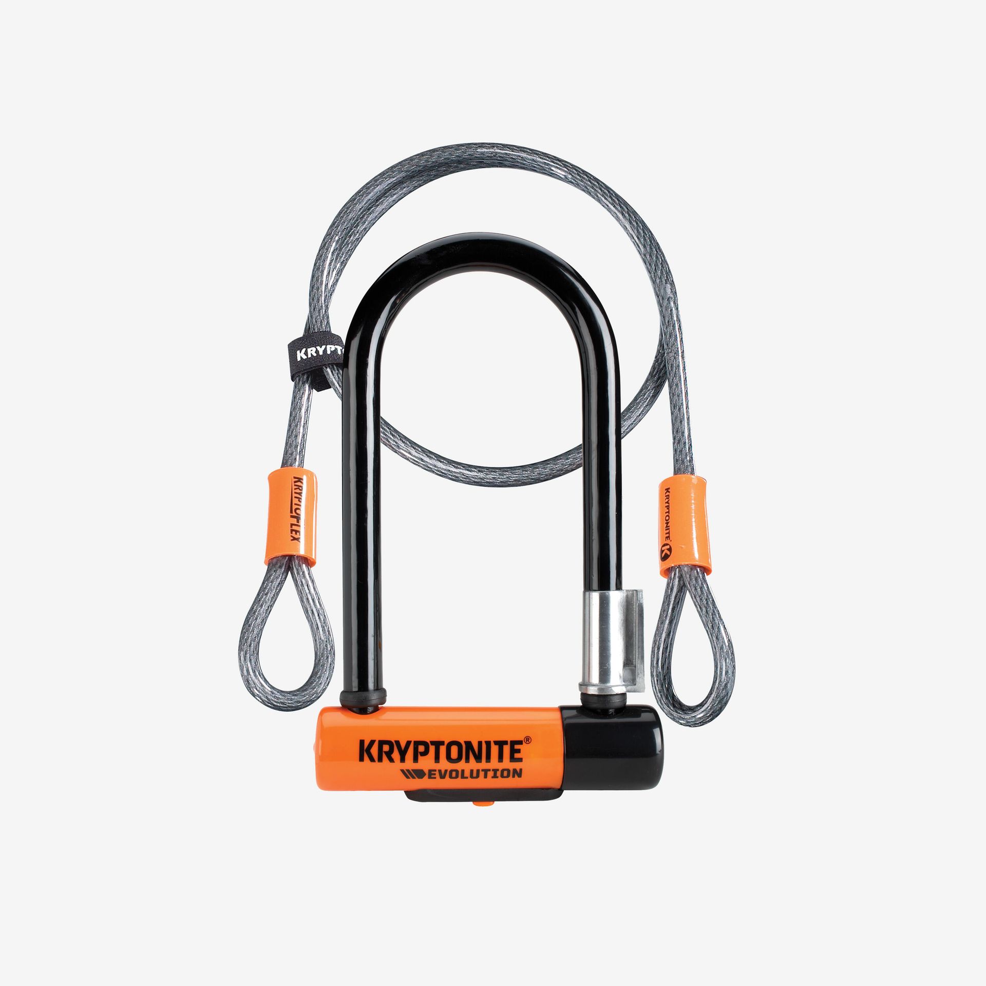Zabezpieczenie rowerowe U-lock Kryptonite Evolution Mini-7 z linką Kryptoflex