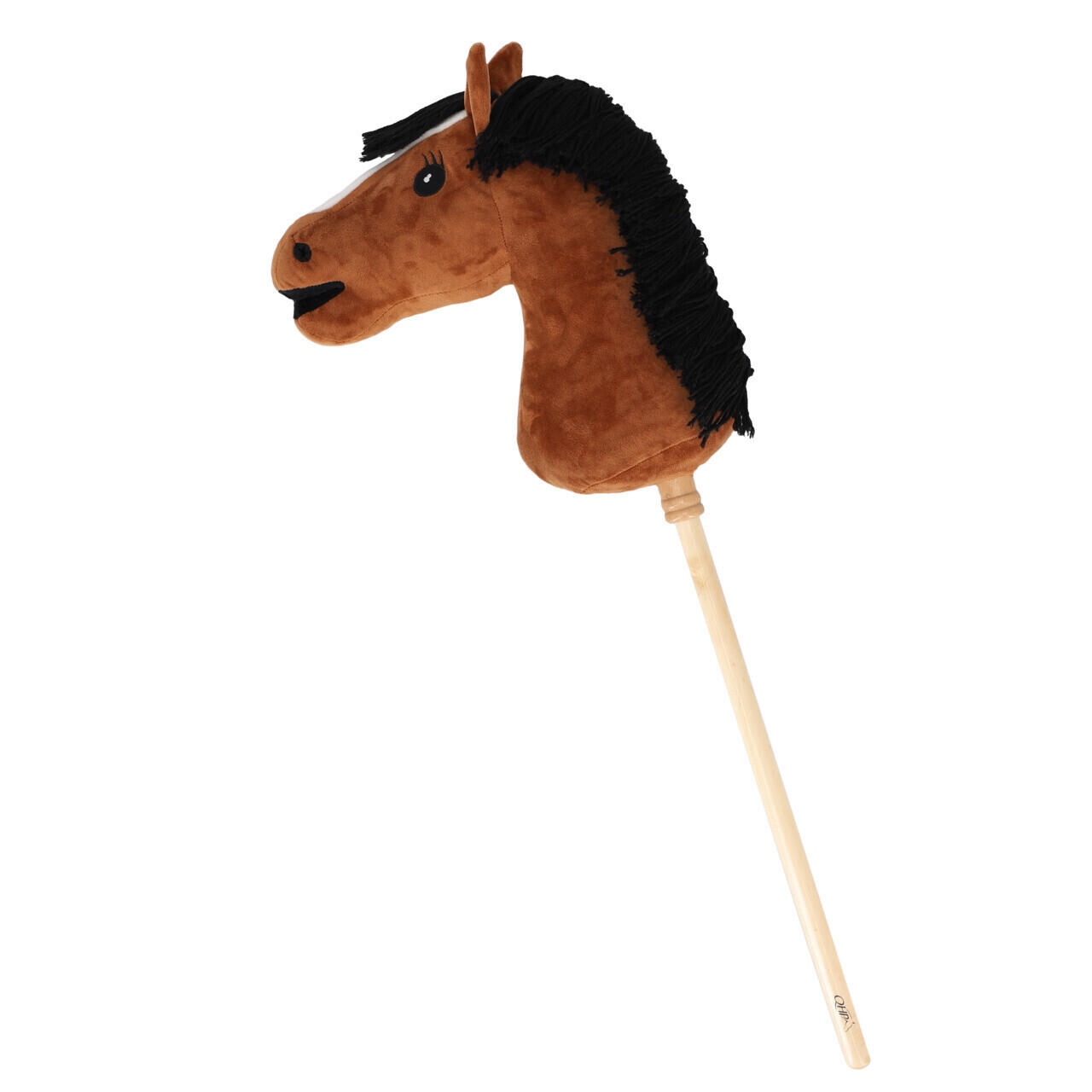 Zabawka koń na kiju QHP HobbyHorse szary
