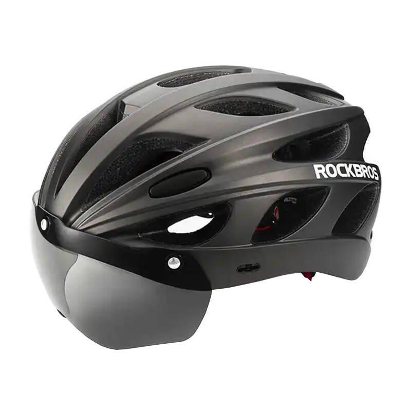 Kask rowerowy ROCKBROS z okularami 58-62cm