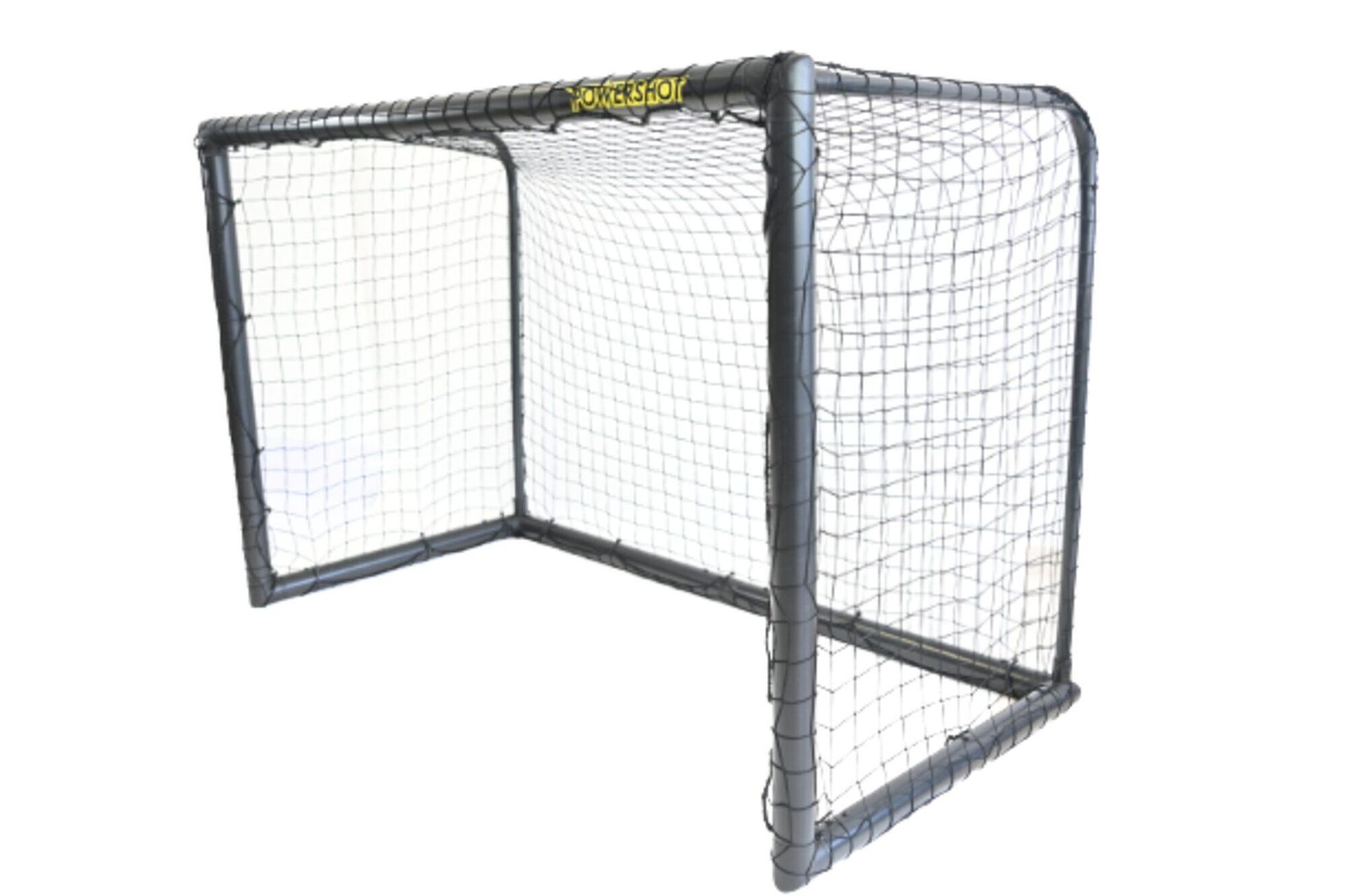 Bramka do piłki nożnej 1,8x1,2m BLACK EDITION+ścianka do strzelania,piłka,torba