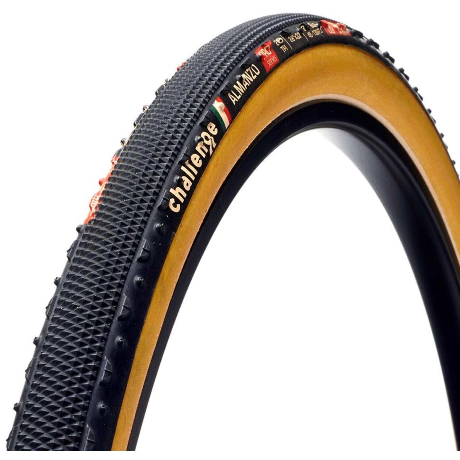 Challenge Almanzo Pro TLR 700x33C opona gravel czarno-brązowa