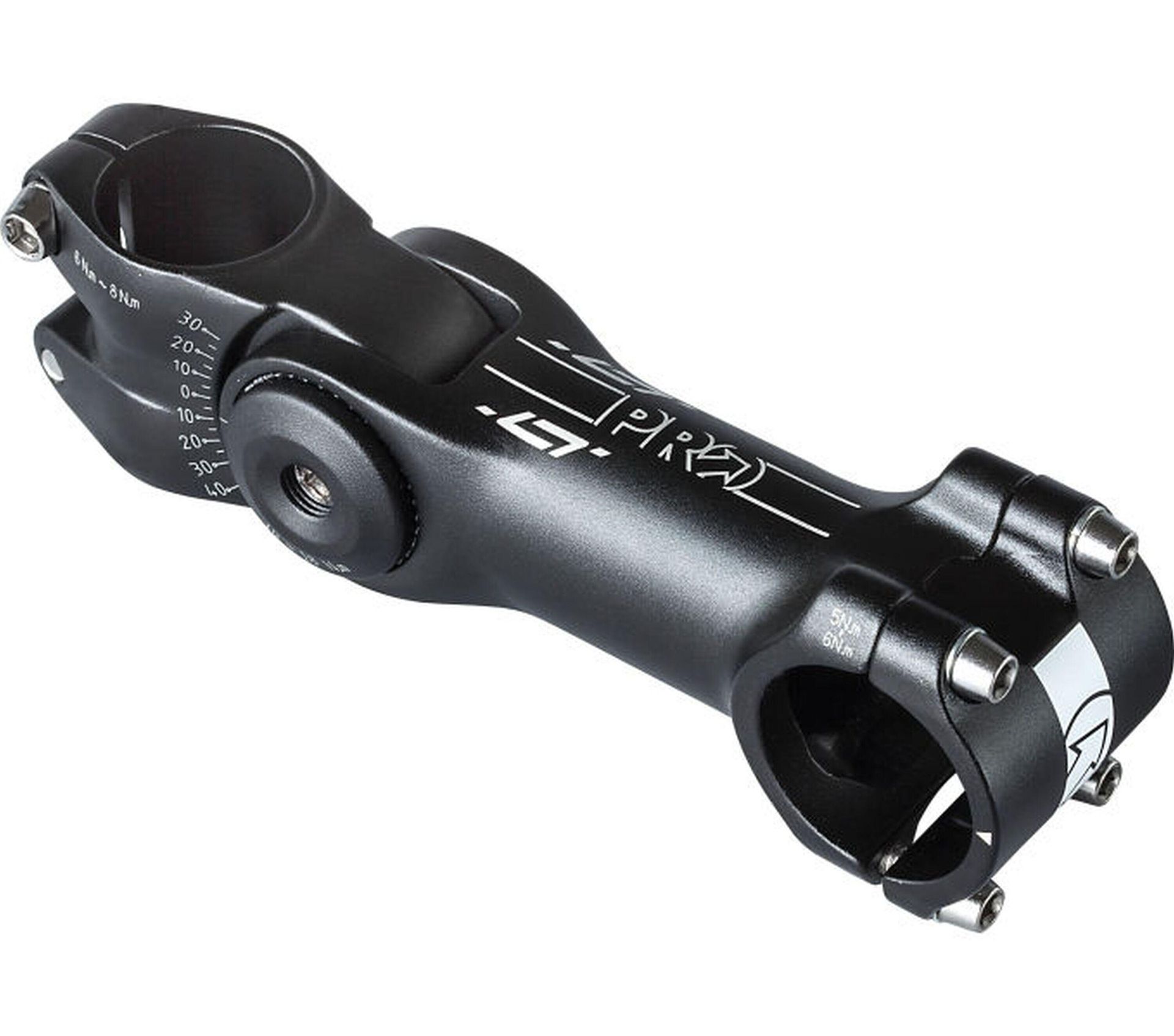 PRO Wspornik kierownicy LT czarny / Długość: 90 mm / Rura sterowa: 1 1/8