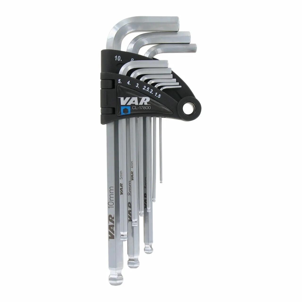 VAR VAR CL-17800 Hex Wrench Set 9 Pieces  2021 Zestawy narzędzi FA003540631