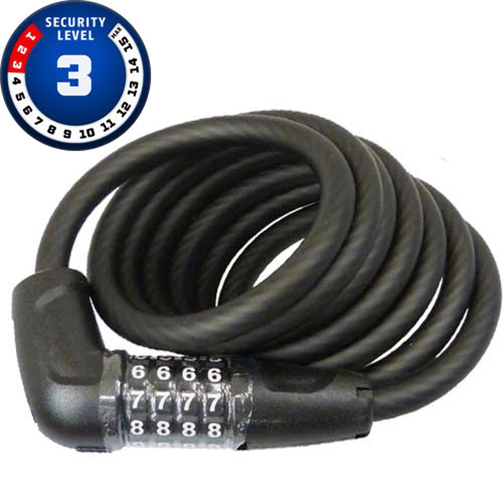 Abus zapięcie rowerowe 5510 °C/180/10 BK, Black, One Size, 16524 5 16524-5
