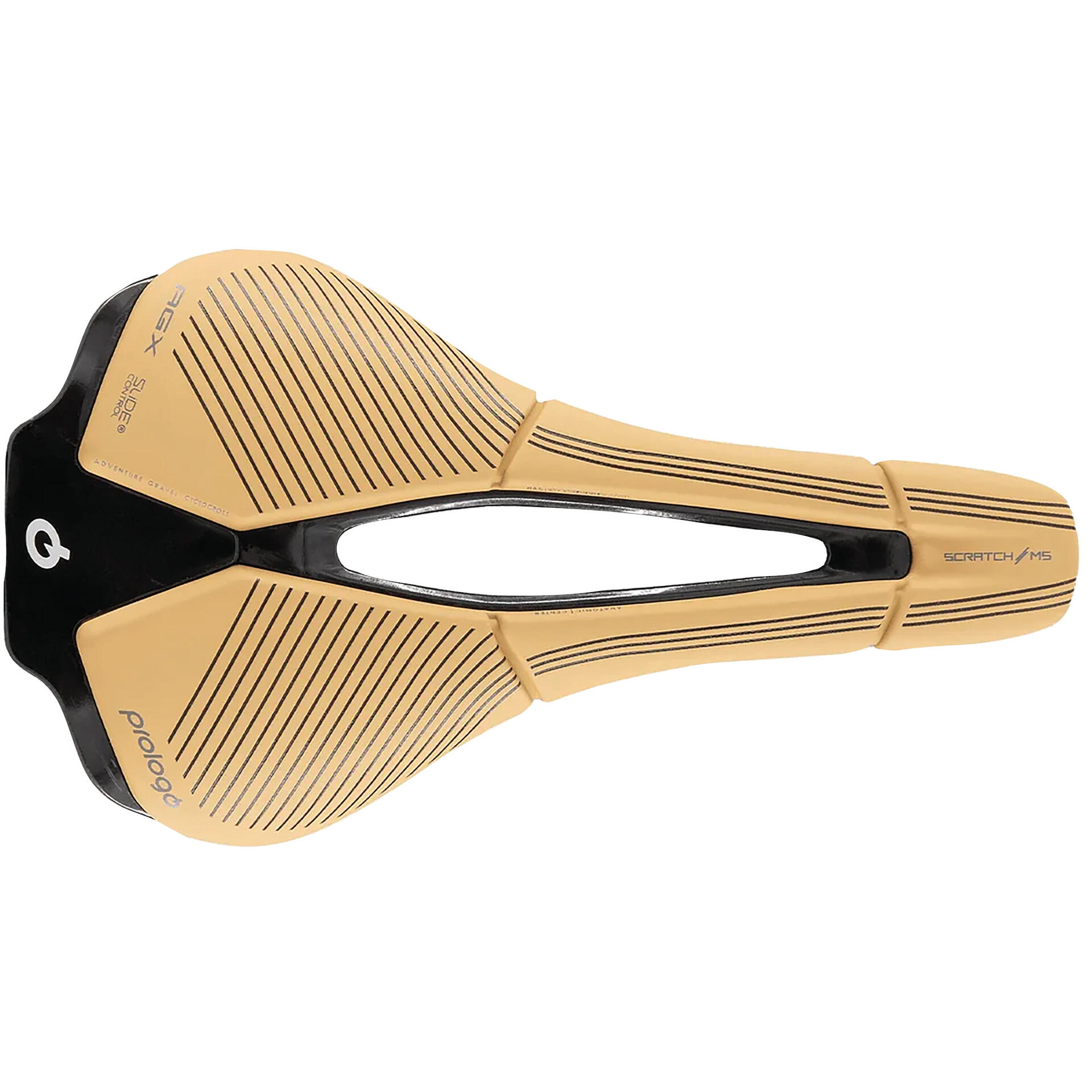 Siodełko rowerowe Scratch M5 PAS AGX, 250 x 147 mm, brązowe