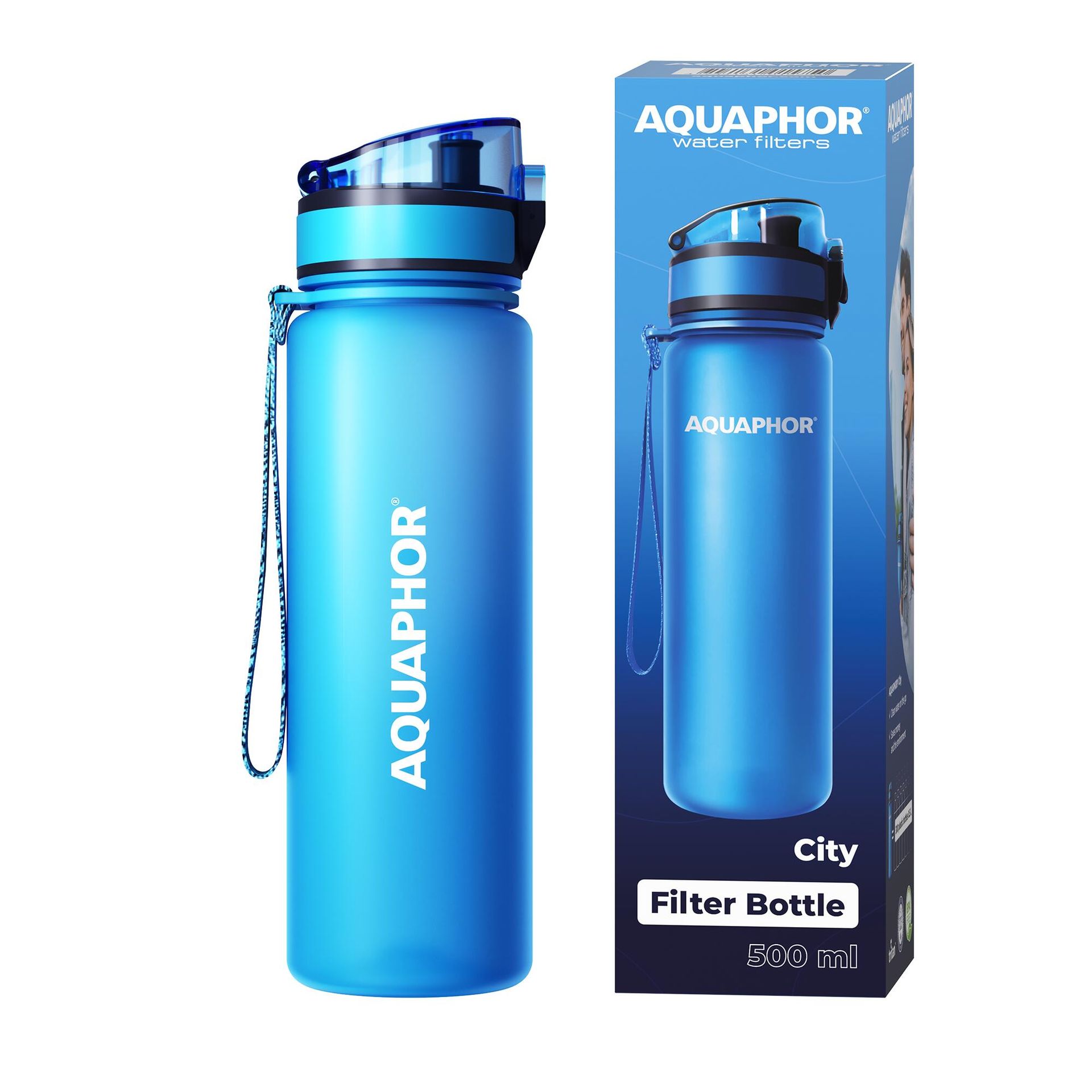 Butelka Filtrująca City 500ml Błękitna Lumarko!