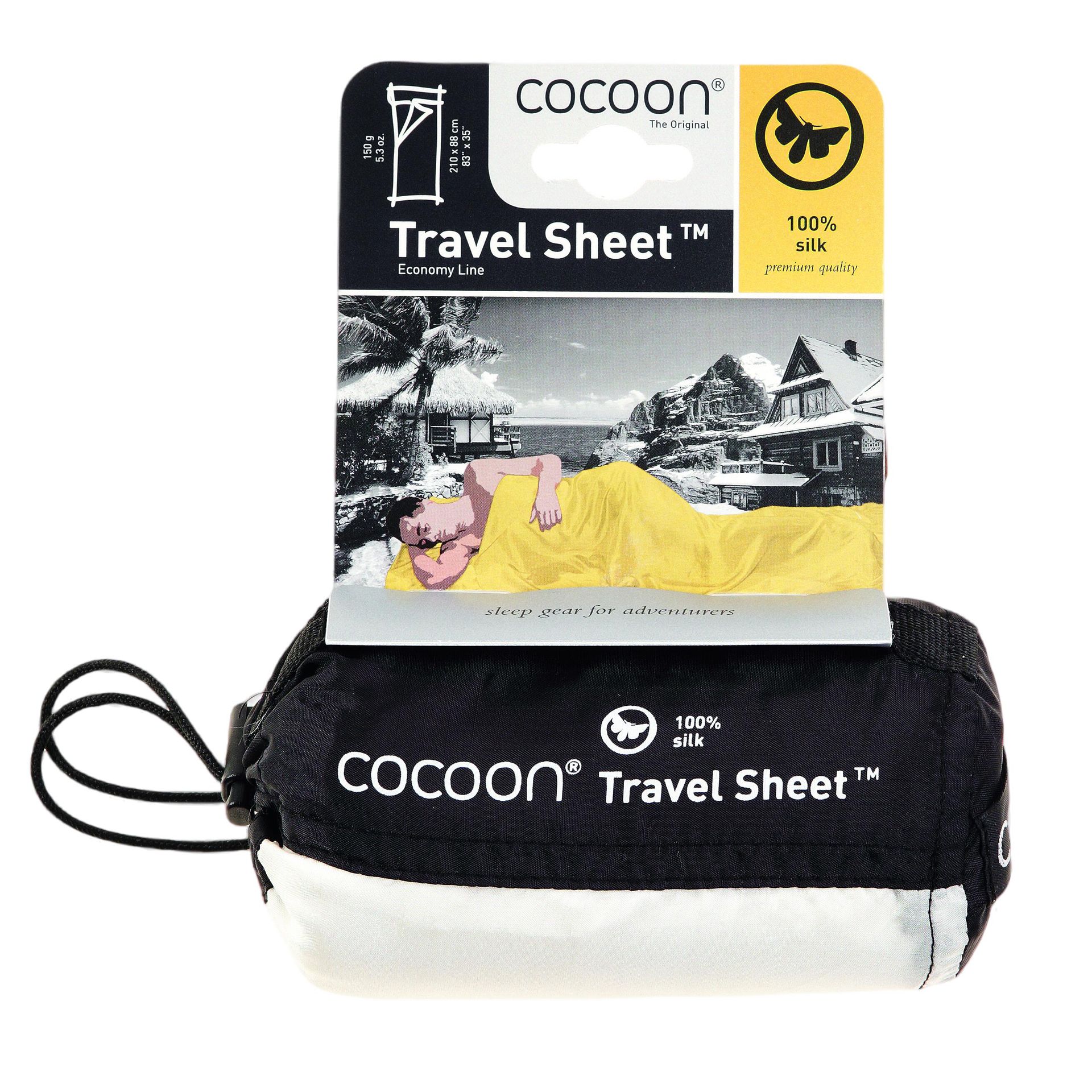 Cocoon Prześcieradło podróżne TRAVELSHEET ECONOMY LINE Jedwab