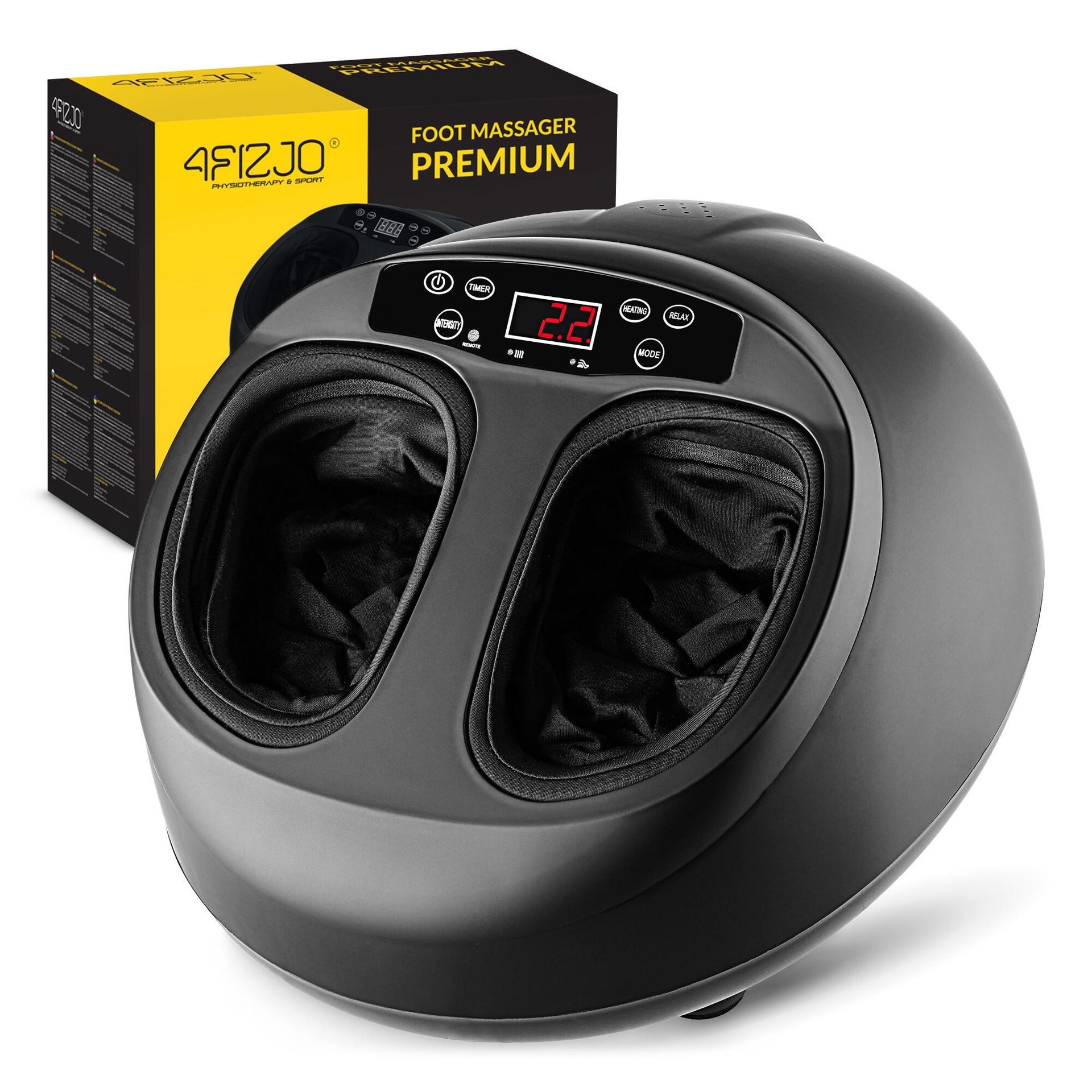 MASAŻER DO STÓP NÓG ELEKTRYCZNY PODGRZEWANIE WIELOFUNKCYJNY SHIATSU PREMIUM