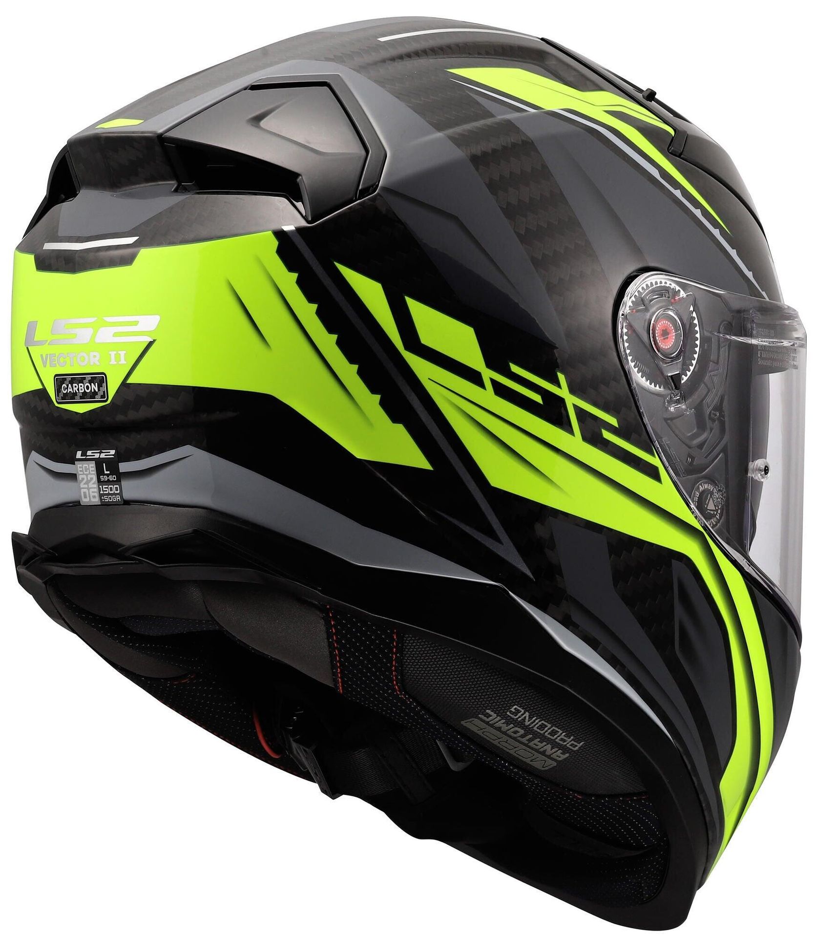 Kask integralny LS2 FF811 Vector II Carbon Savage M vitamin orange