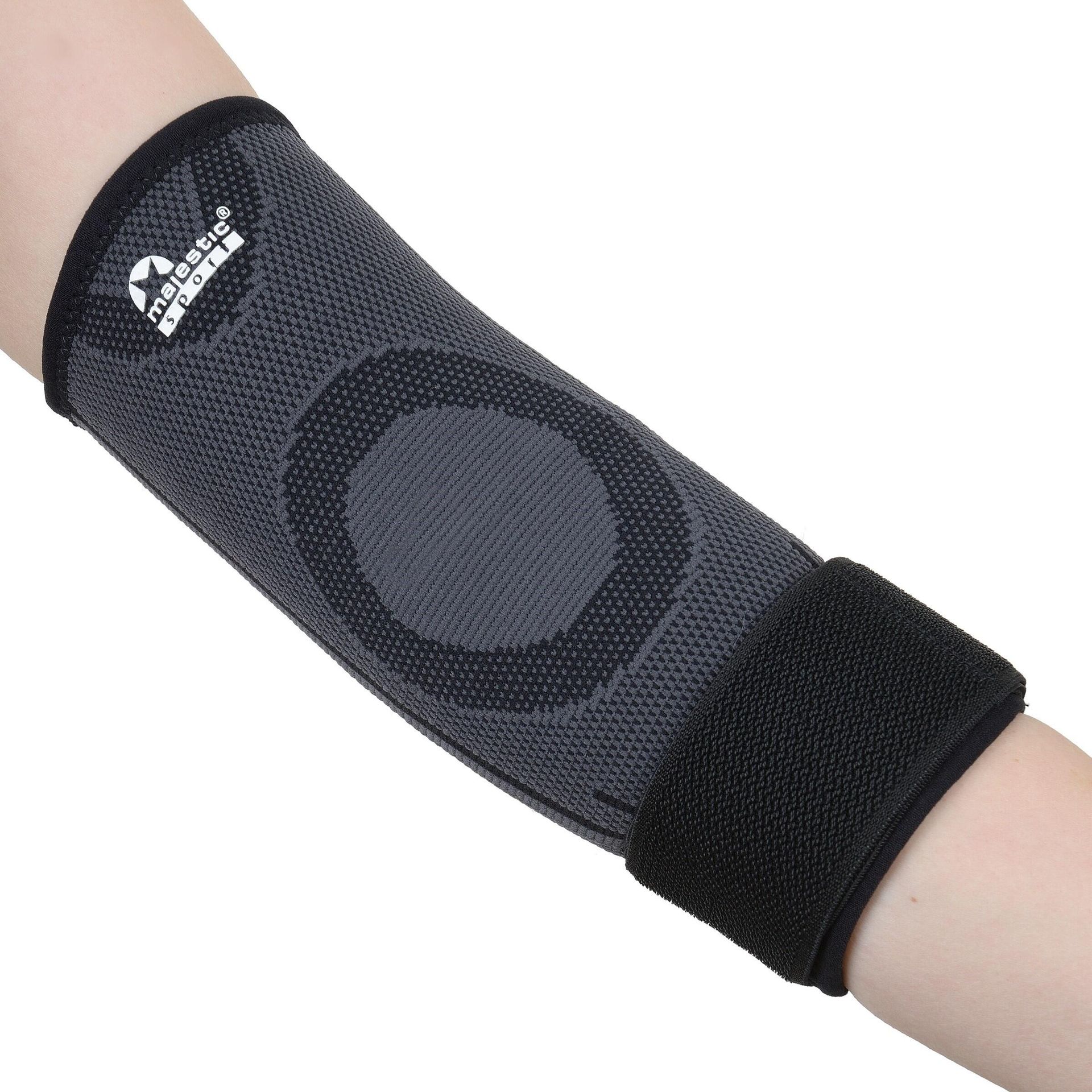 Ściągacz Na Łokieć Majestic Sport Czarno-Szary R. Xl - 2 Szt