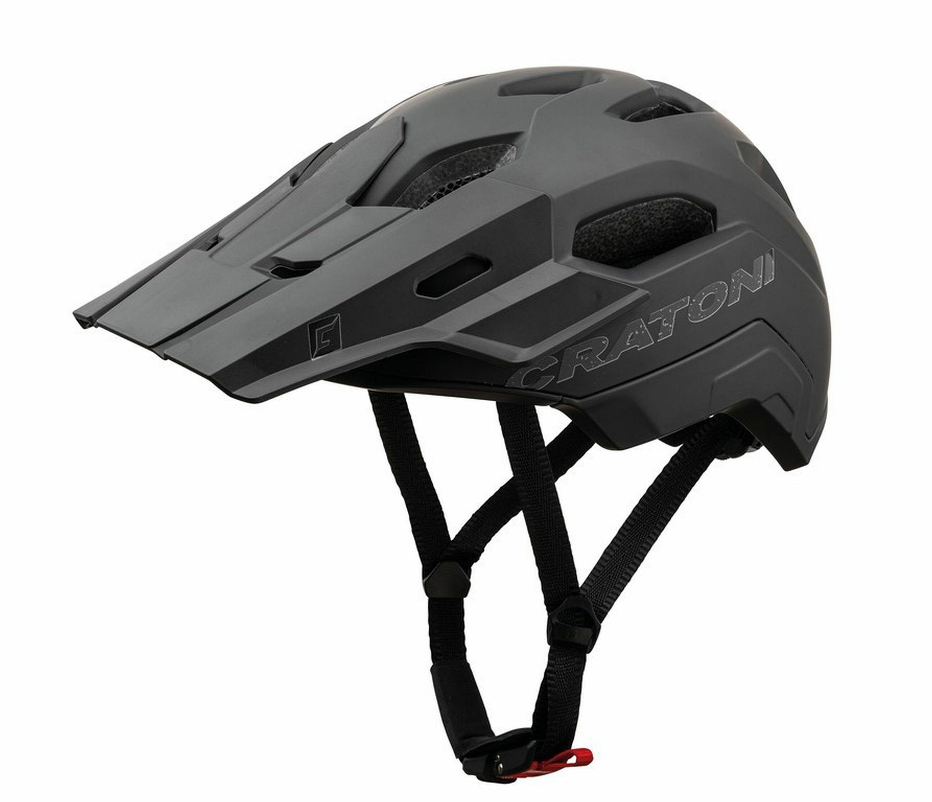 Kask rowerowy MTB C-Maniac 2.0 Trial czarny matowy