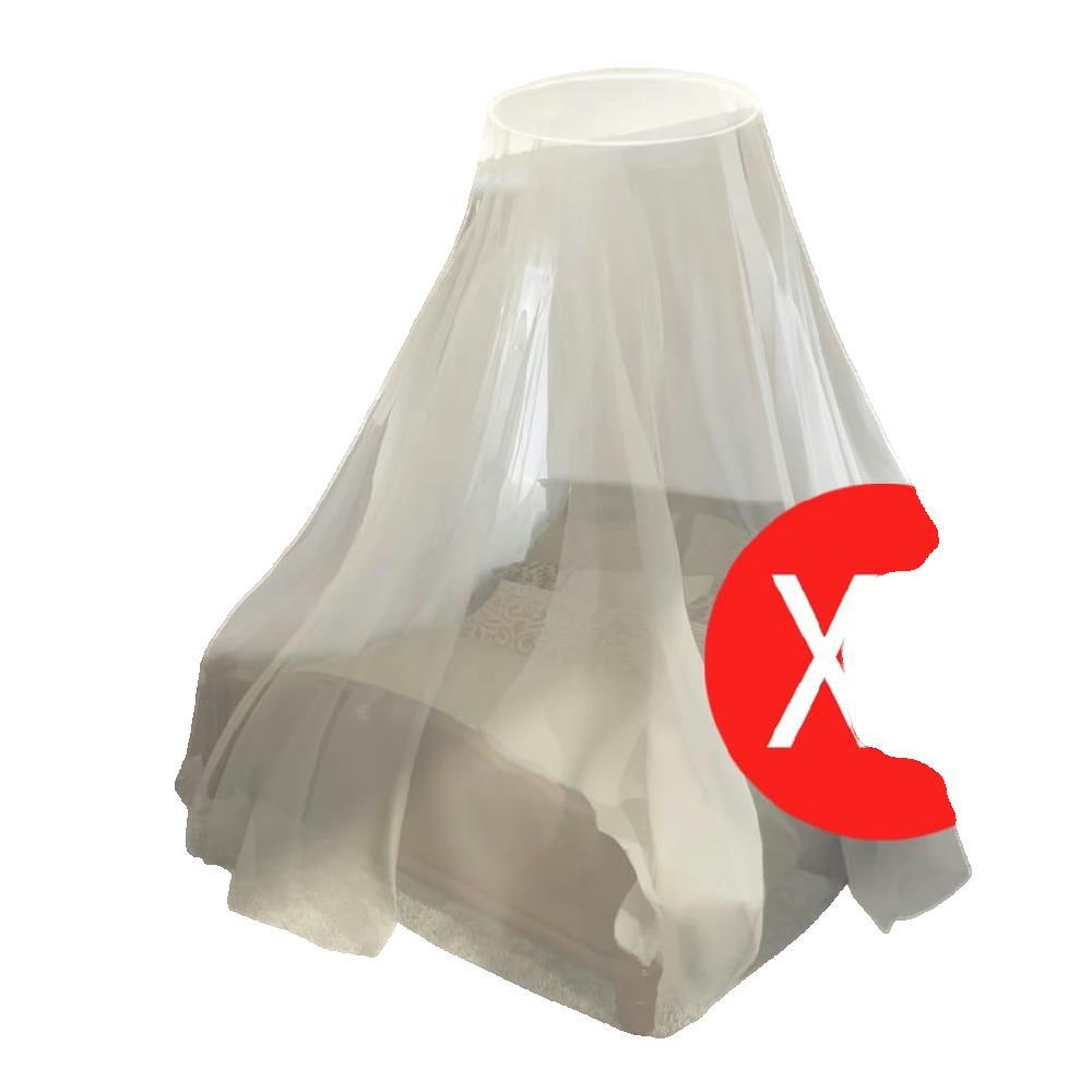 vidaXL vidaXL Moskitiery nad łóżka okrągłe 2 szt. 56x325x230 cm