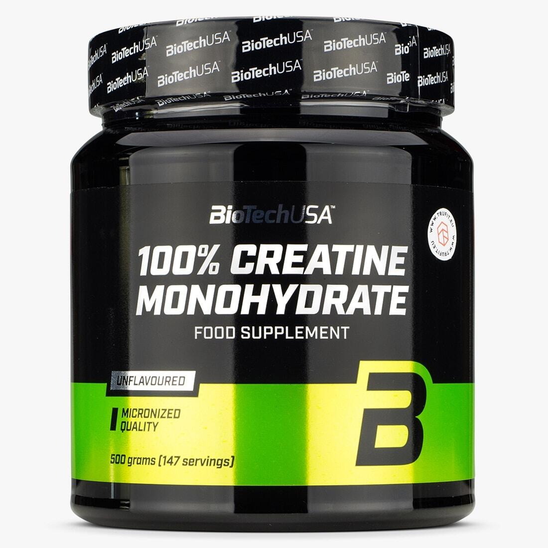 BioTech 100% Micronized Creatine Monohydrate (Monohydrat Kreatyny) - 500g