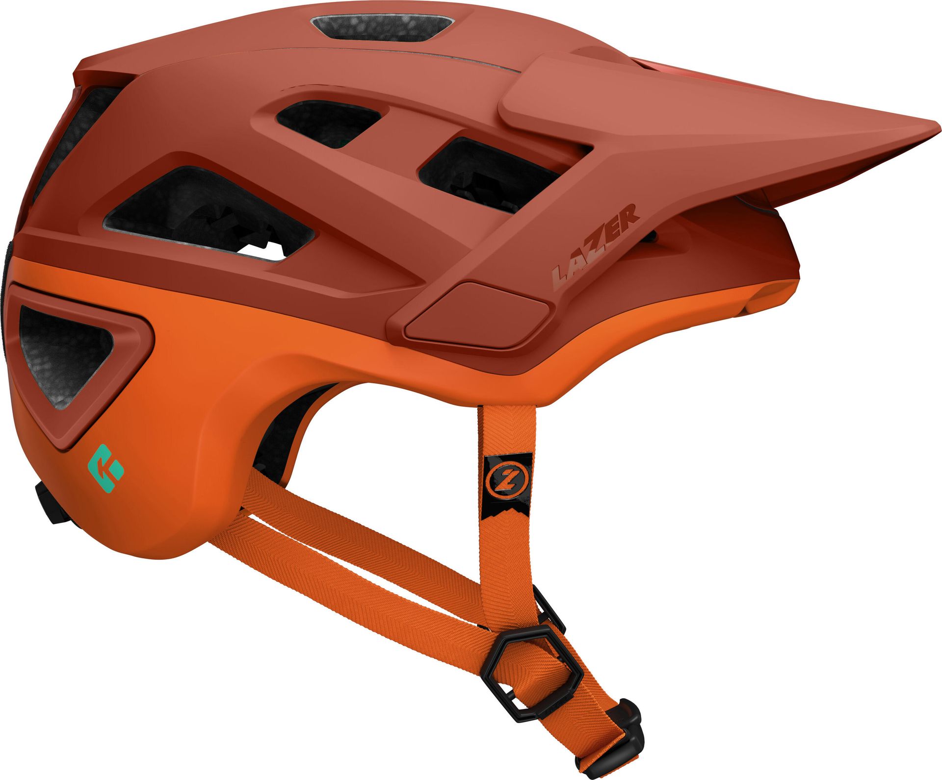 LAZER Jackal KinetiCore Pomarańczowy MTB ( L)