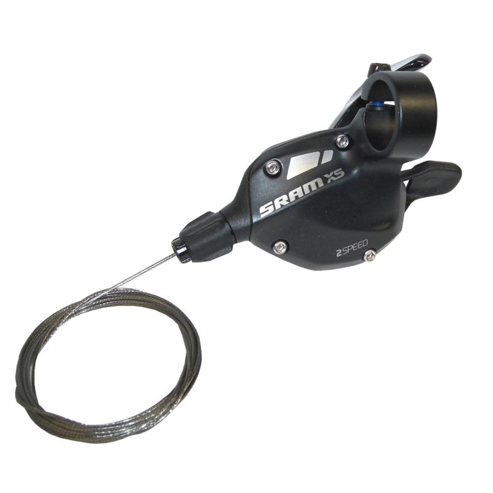 SRAM przełącznik na kciuki Trigger x.5, z przodu, 3-krotny, czarny, standard SLPX59802