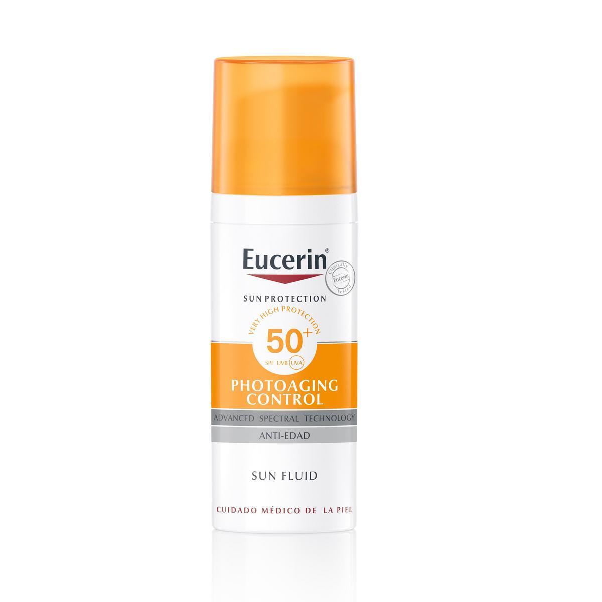 Eucerin Sun Photoaging Control Sun Fluid SPF50 preparat do opalania twarzy 50 ml unisex