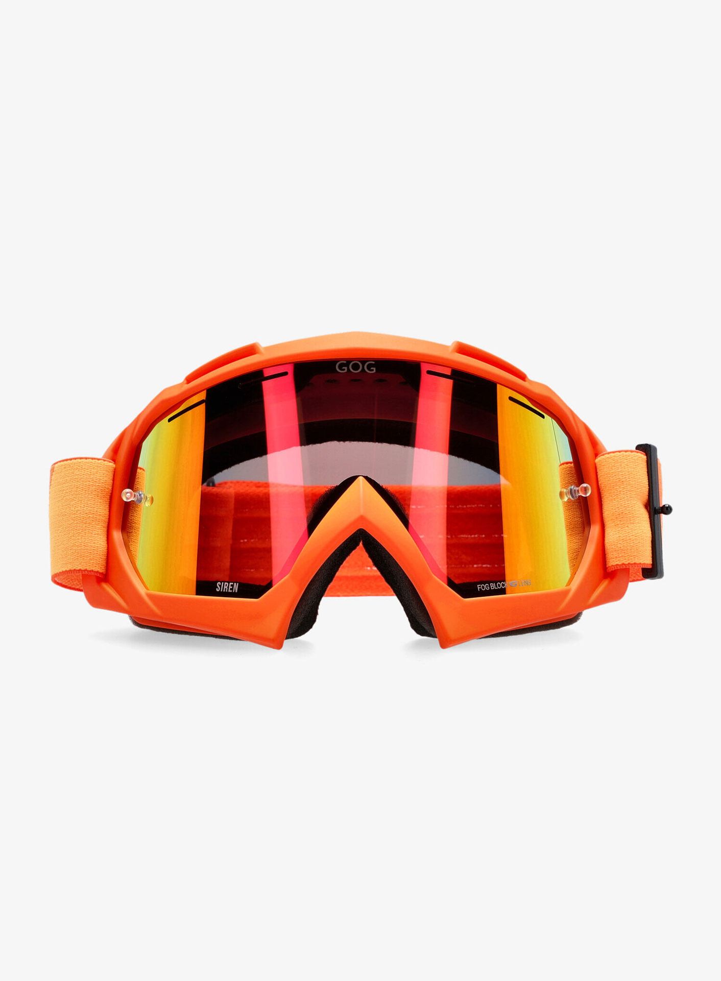 Gogle rowerowe GOG Siren - red/matt neon orange