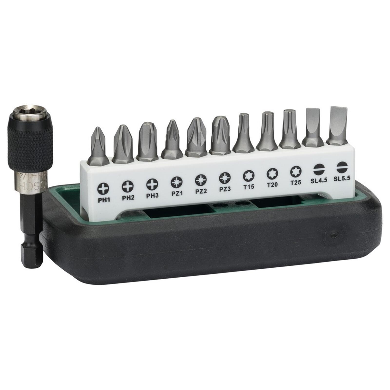 Bosch Zestaw bitw płaskich/PH/PZ/torx 12 szt.
