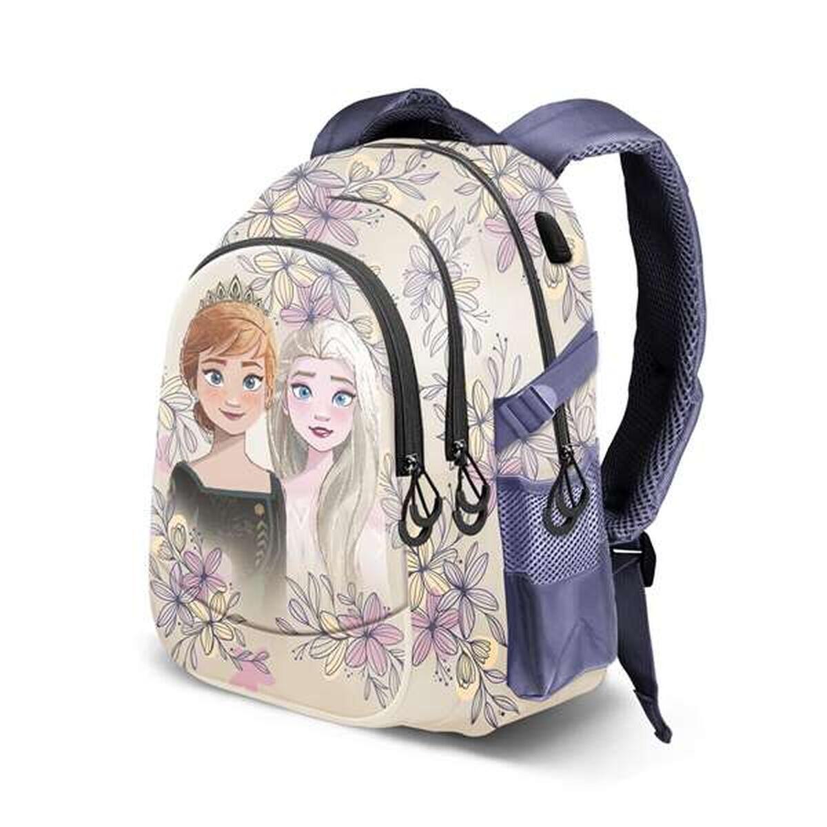 Frozen 2 - Kraina Lodu Emotion -Plecak Running PLUS, Beżowy, 34 x 46 cm, Pojemność 32 L