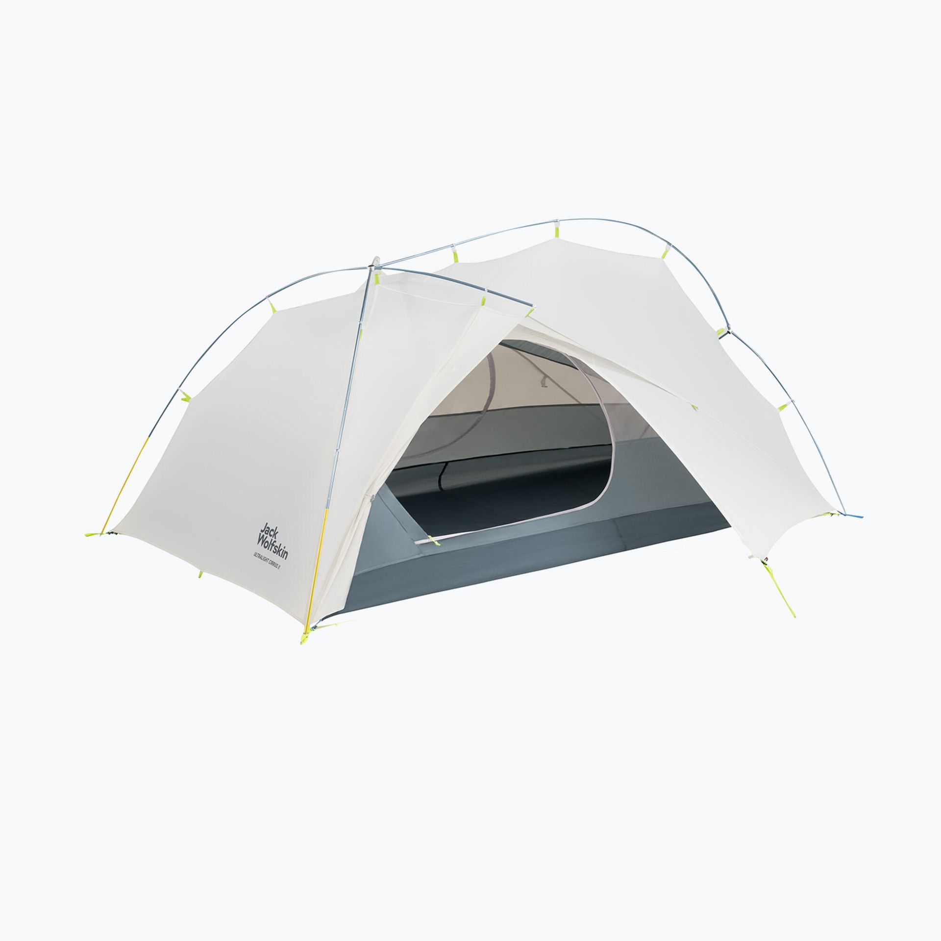 Namiot turystyczny dla 2 osób Jack Wolfskin STRATOS LITE II silver cloud - ONE SIZE