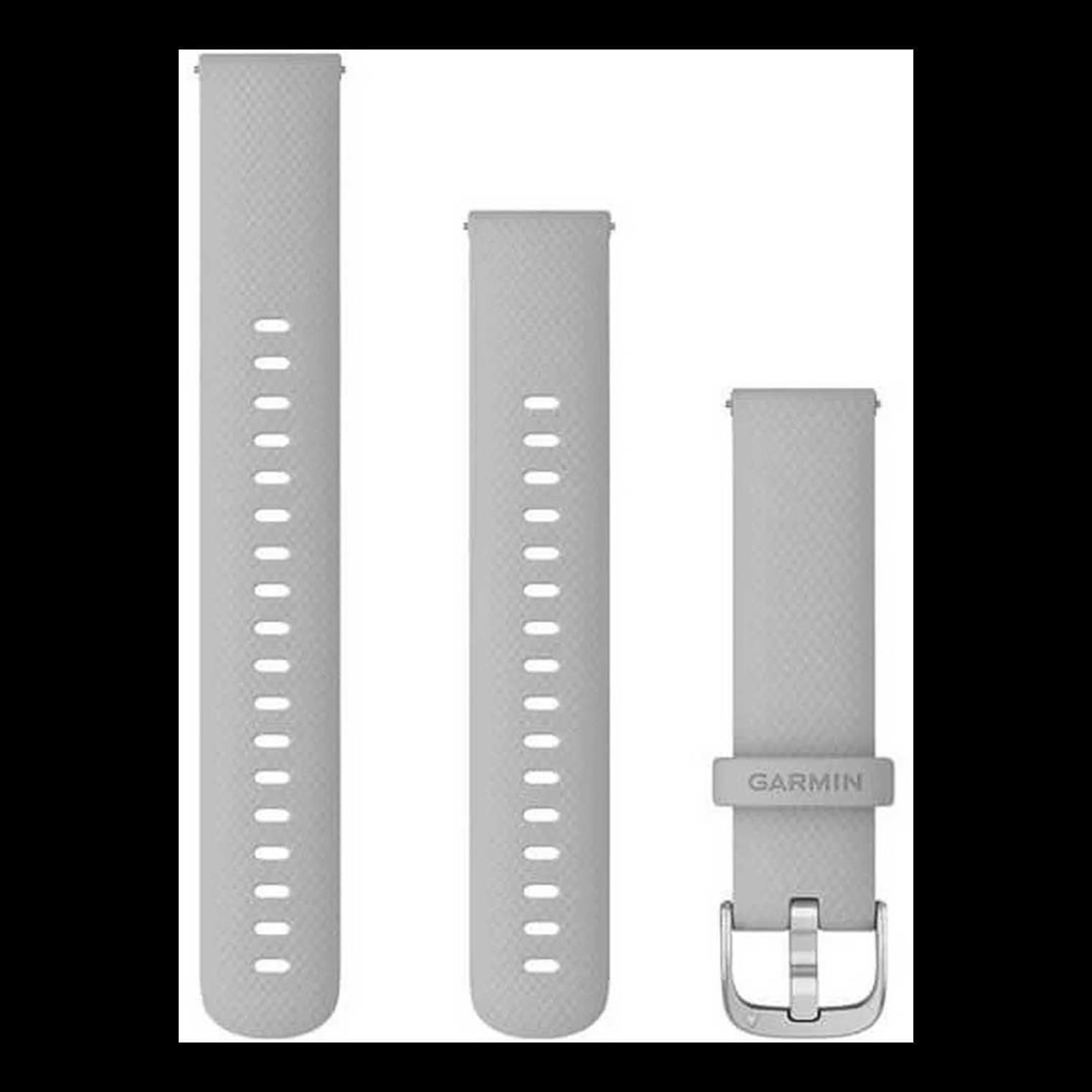 Garmin Silikonowy pasek Vivoactive 4s, Vivomove 3s, Venu 2s (18mm) - Jasny piaskowy z jasnozłotym zapięciem [010-12932-0D] 010-12932-0D