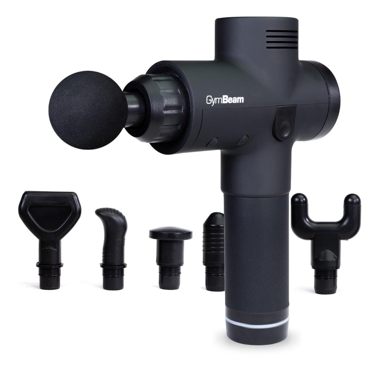 GymBeam VI Black, pistolet do masażu, czarny