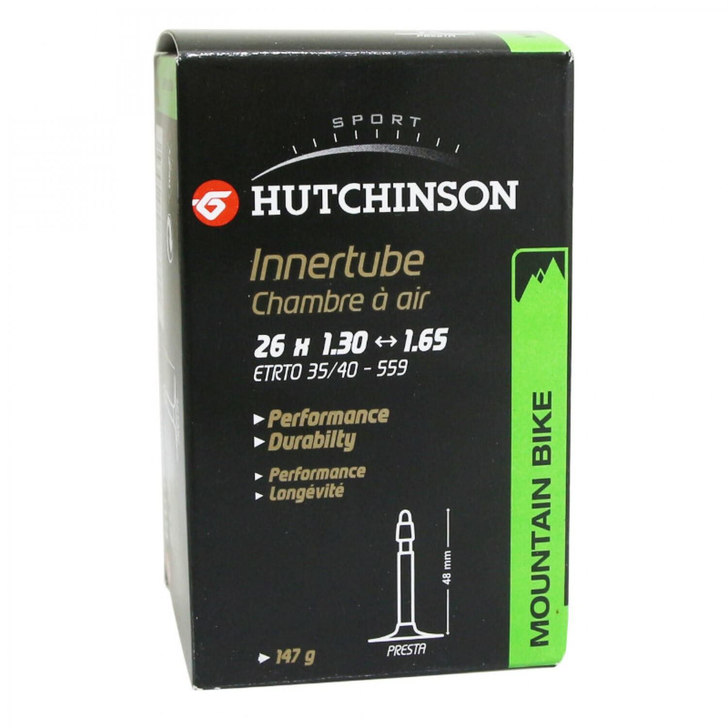 Komora powietrzna zaworu Presta Hutchinson 26x1,30-1,65