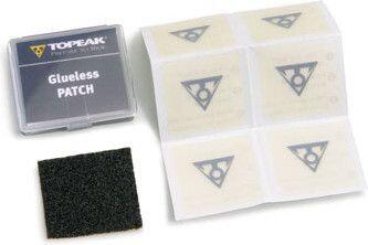 20-częściowy zestaw papieru do naprawy rowerów Topeak Glueless Patch - Counter D