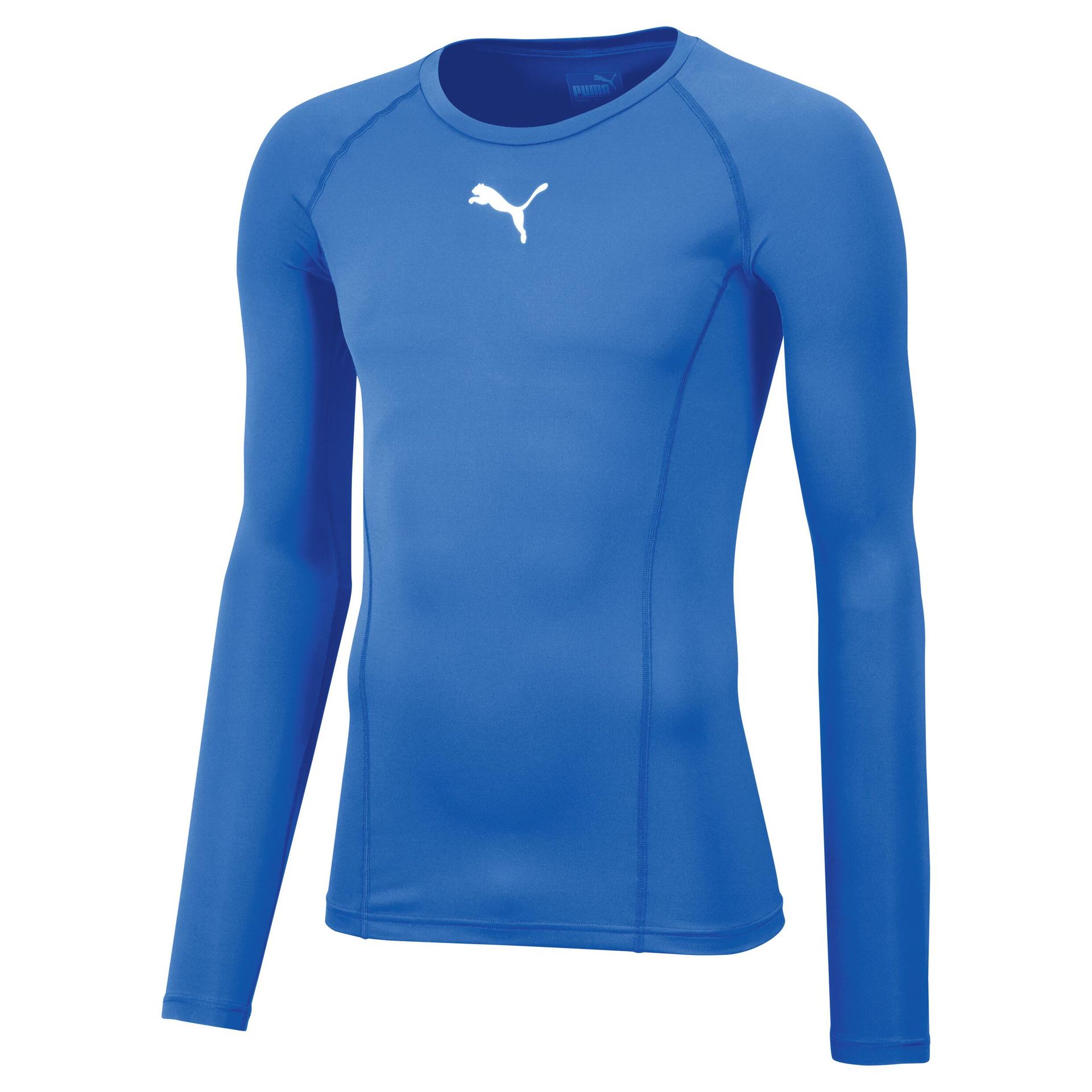 Puma męska ligi Base Layer Tee LS Shirt, niebieski, s 655920 02