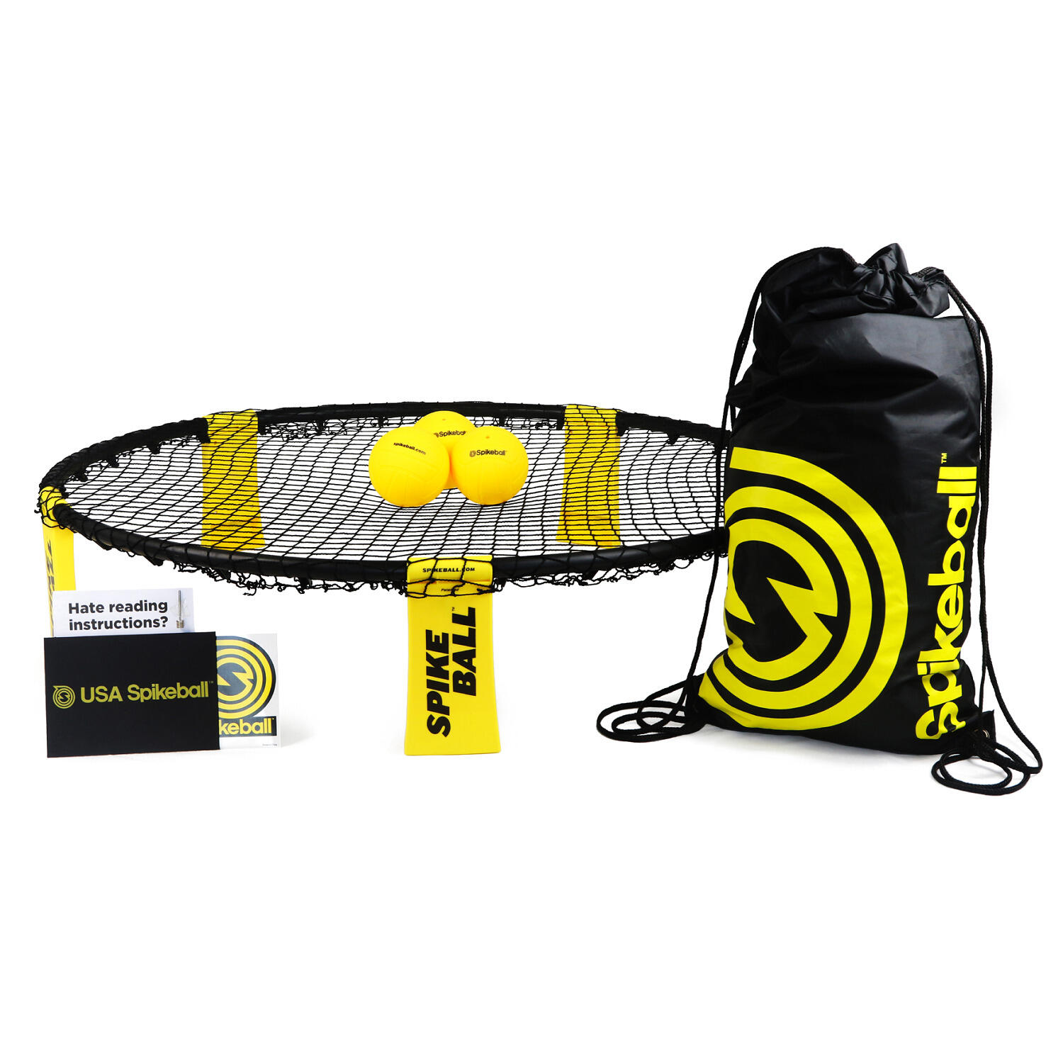 Zestaw Spikeball Standard/Combo czarny/żółty