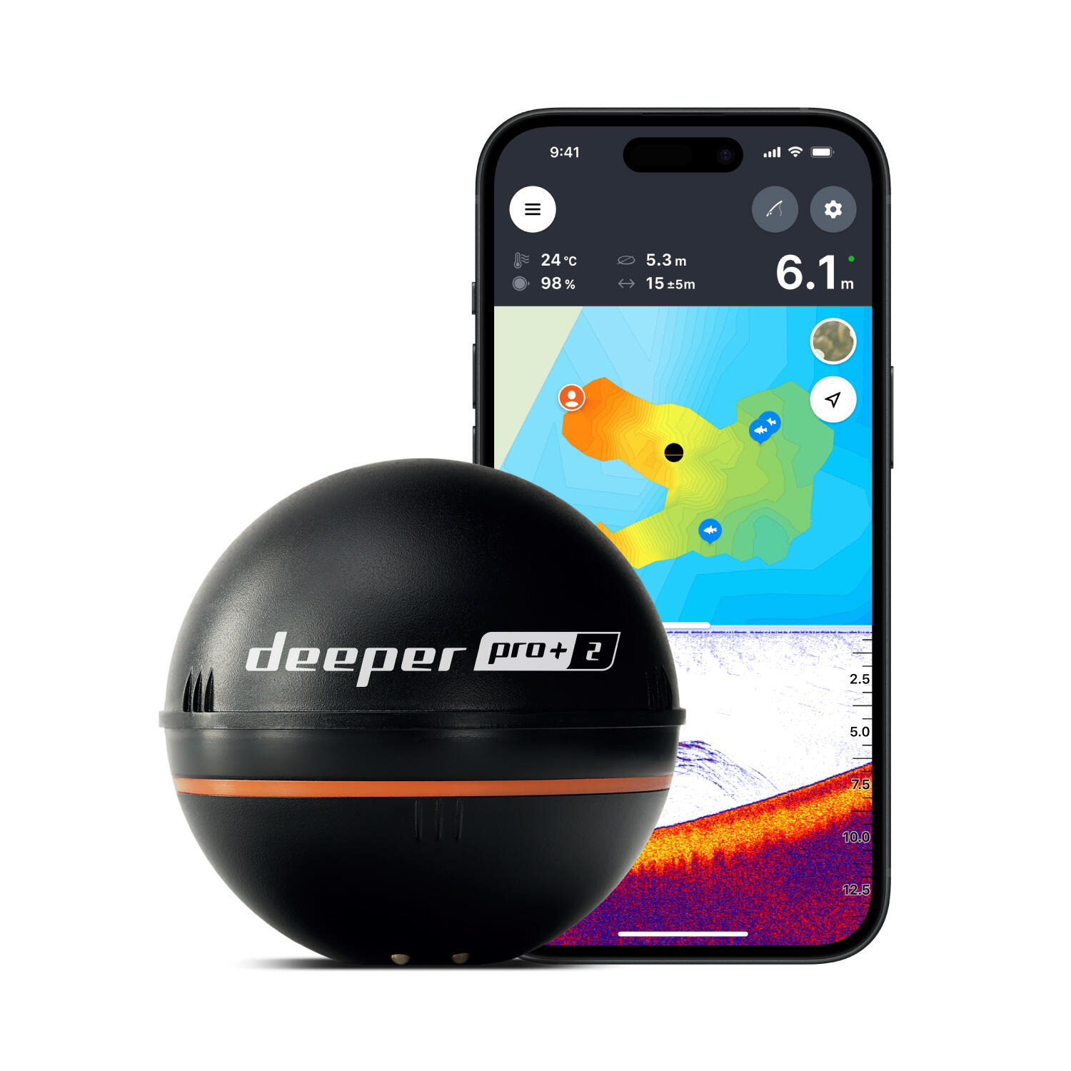 Echosonda wędkarska DEEPER PRO+ 2