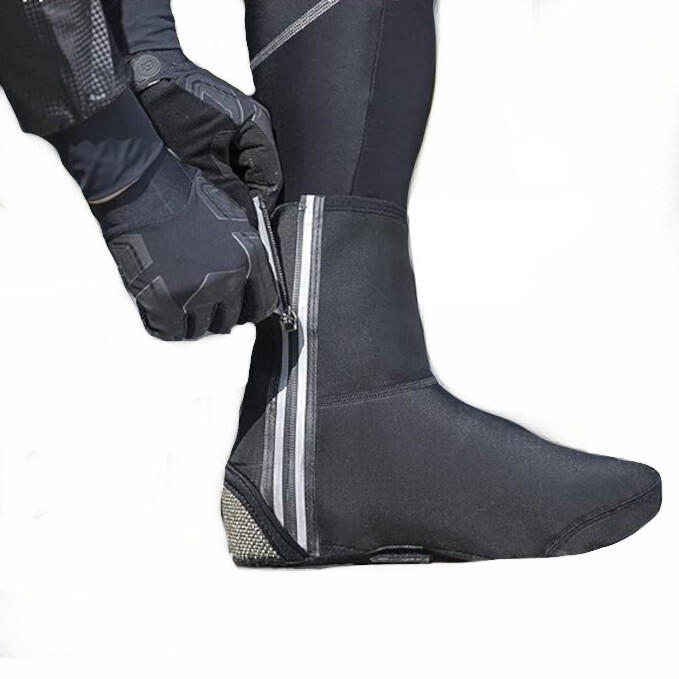 Ochraniacze na buty rowerowe wodoodporne rozmiary L / XL czarne ROCKBROS