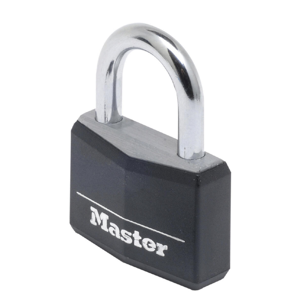 Master Lock 9150eurdblk  powłoka na kłódkę z aluminium z czarnym Vinyl 50 MM