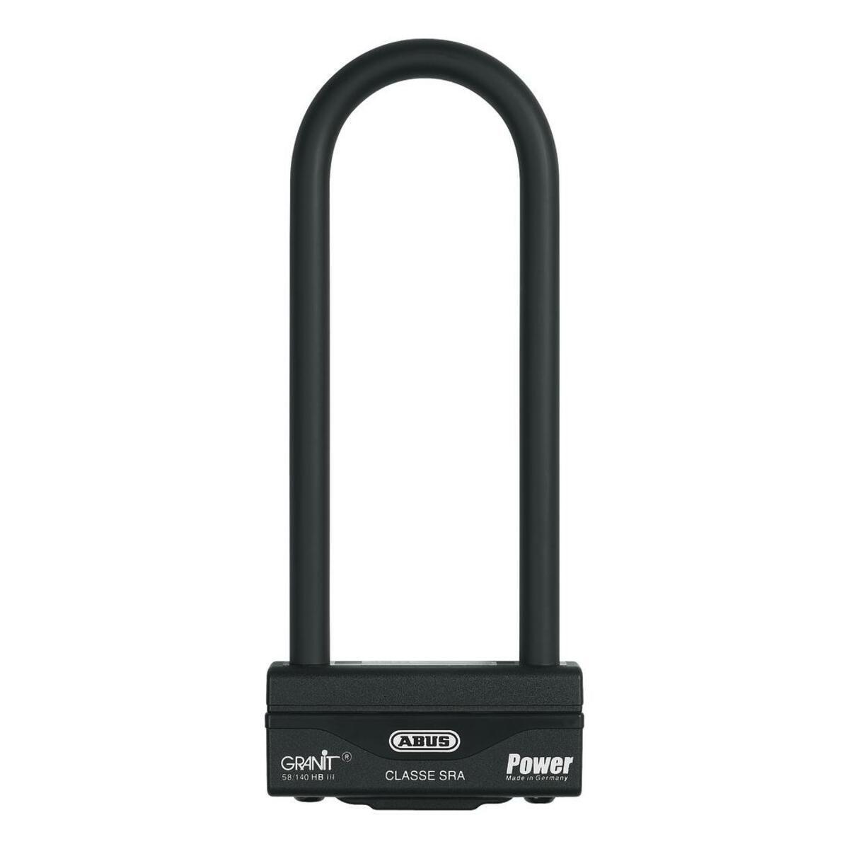 Abus ABUS granitu power 58/140hb III 230 SL SRA and NF-Certified Anti-Theft Chain for silnika Bikes Black Black Size: 14 cm 54616