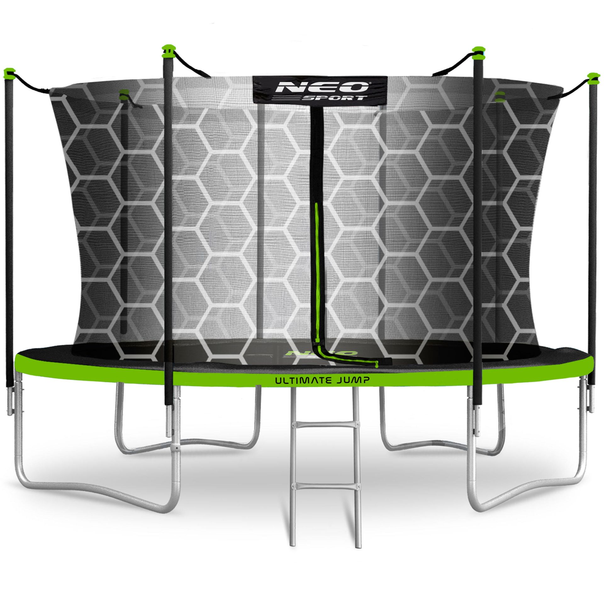 Trampolina ogrodowa dla dzieci z siatką wewnętrzną 465cm 15ft Neo-sport
