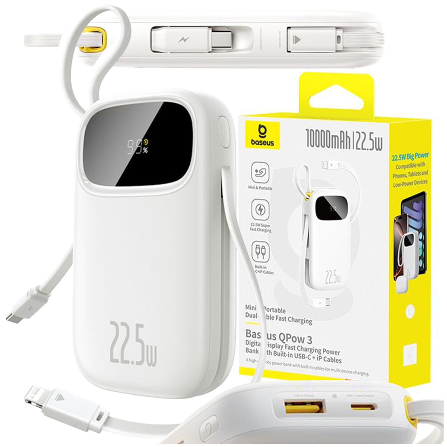 Baseus EnerFill FC31 22.5W 20000mAh Biały