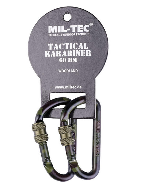 Karabińczyk Mil-Tec 60 mm kamuflaż 1 szt.