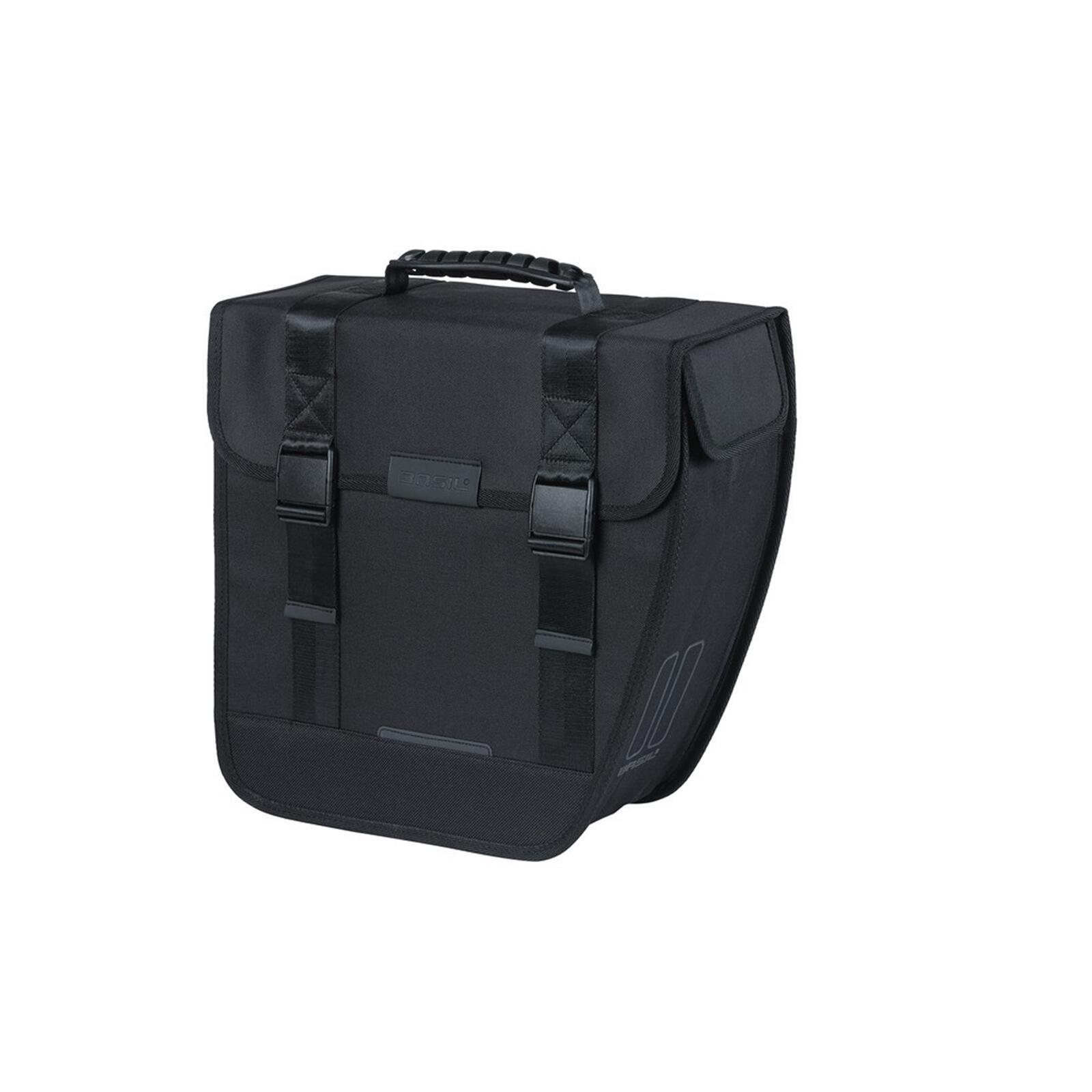 Basil Tour Single Pannier Bag Right 14l, czarny 2022 Sakwy 18184