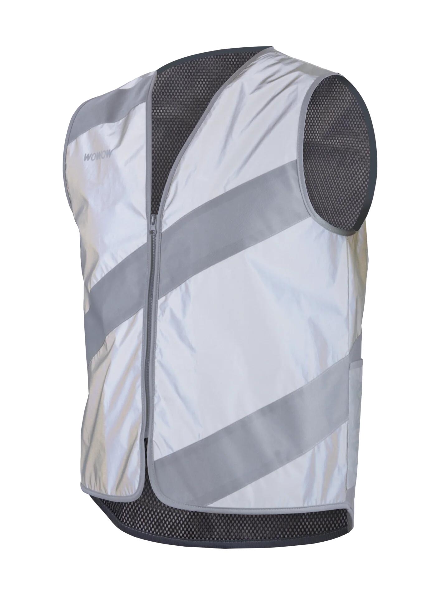 Wowow Wowow Roadie FR Safety Vest, srebrny XL 2021 Opaski odblaskowe 011924