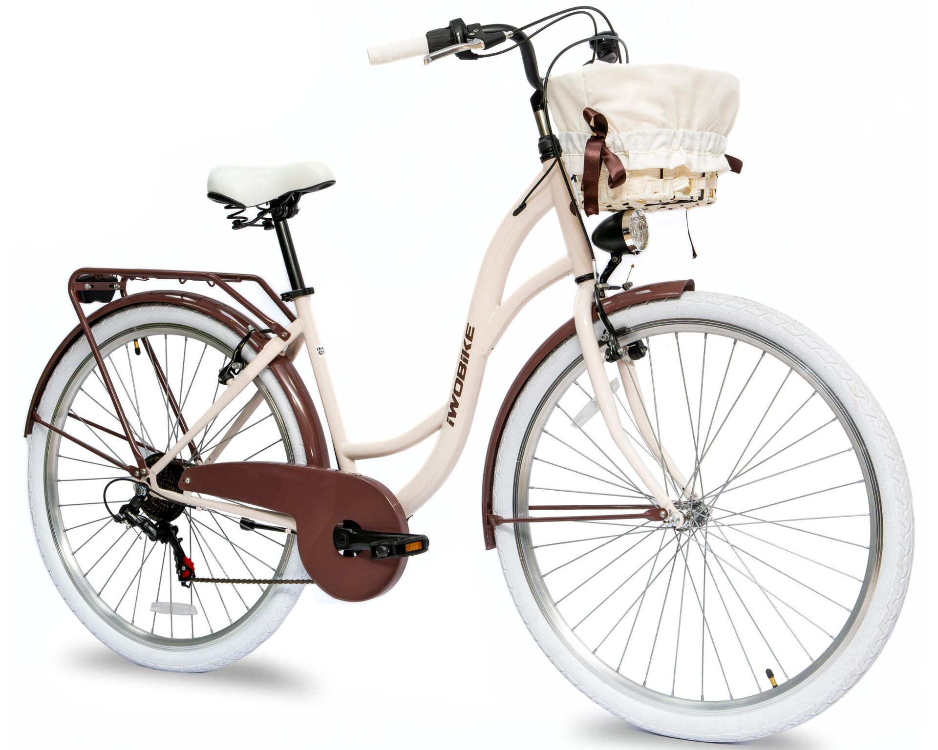 Rower Miejski, Damski IwoBike Biscotti 28”