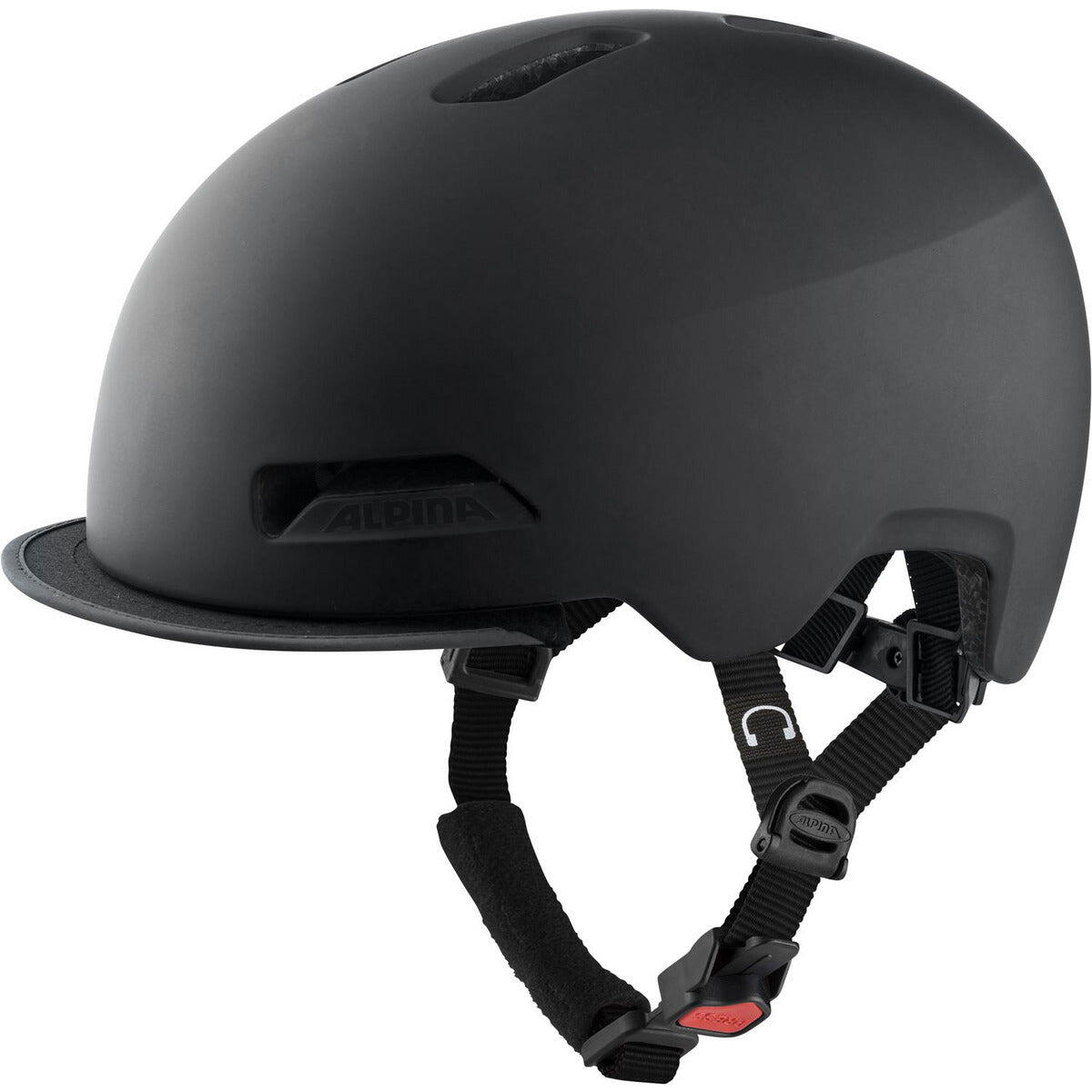 Alpina Unisex - Dorośli, BROOKLYN Kask rowerowy, black-neon yellow matt, 52-57 cm