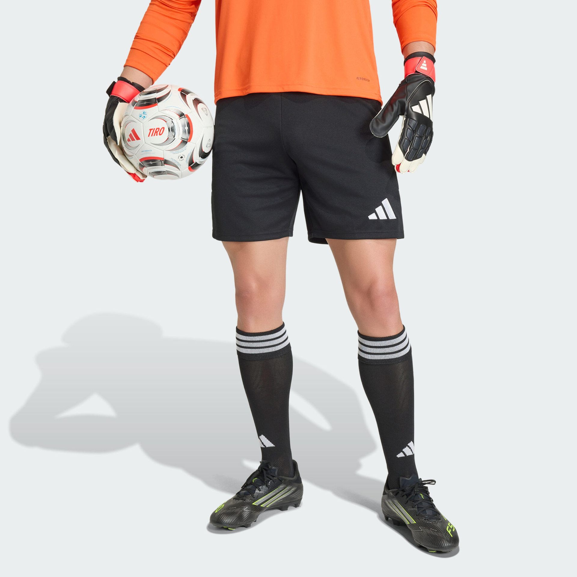 Spodenki bramkarskie męskie adidas Tierro 26 czarne KF5954 2XL