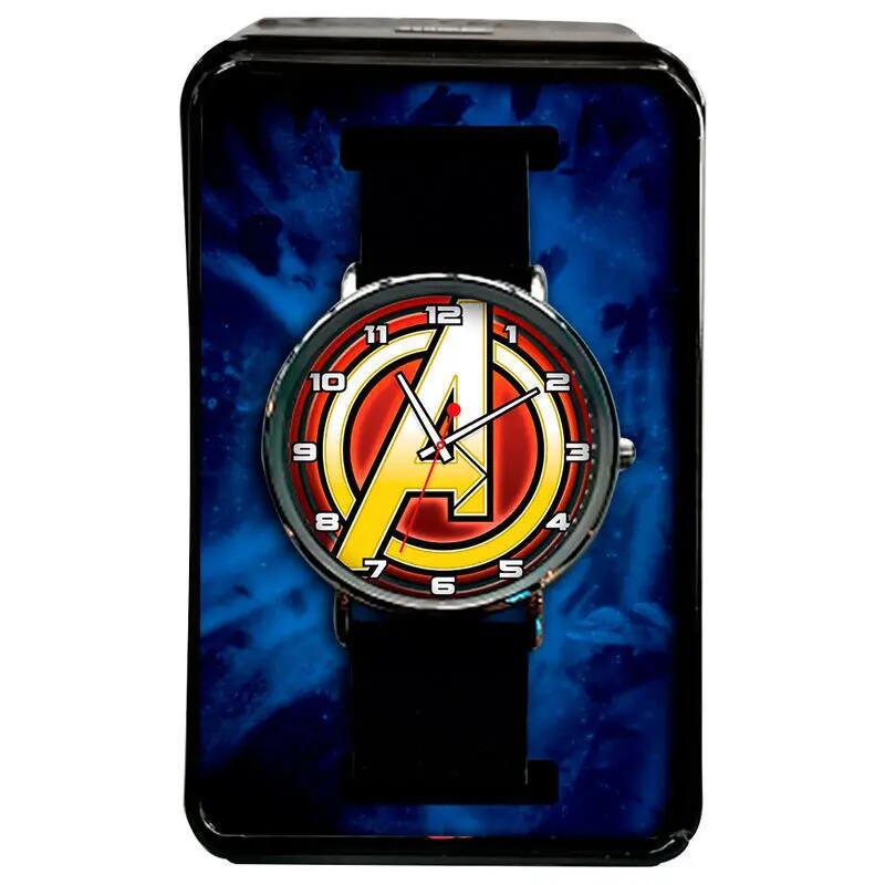 Kids Euroswan, Avengers, Zegarek analogowy  w metalowym opakowaniu
