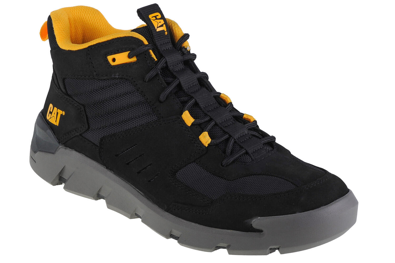 Caterpillar Crail Sport MID _46_ Męskie Buty Trekkingowe Nubuk Czarny Clea