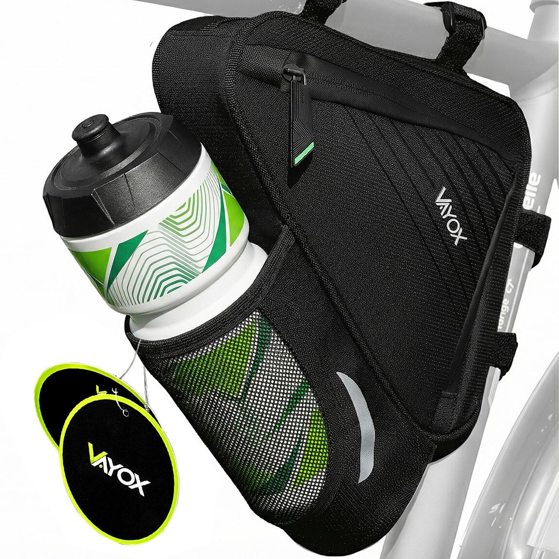 Torba rowerowa pod ramę VAYOX VA0348 uchwyt na bidon wodoodporna 1,5L
