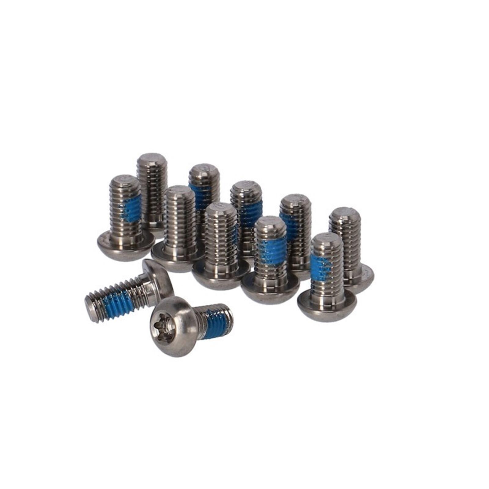 Sram Titanium T25 Śruby do wirnika 12 cz., silver 2021 Akcesoria do hamulców tarczowych 2031050406