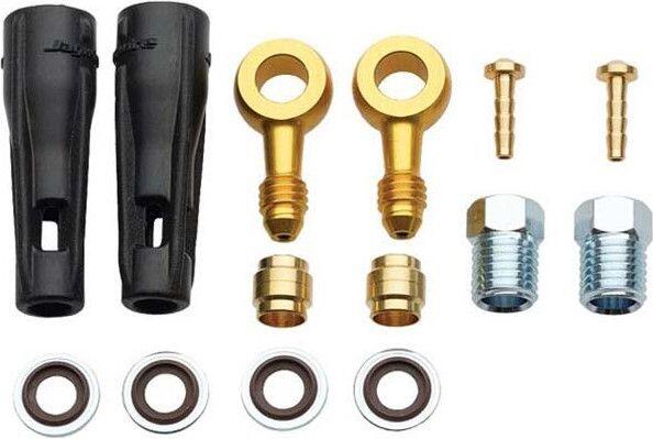 Jagwire Zestaw Anschlus hyflow Quick-Fit Formula Mega/One/R1, czarny, 18009427 JA7375